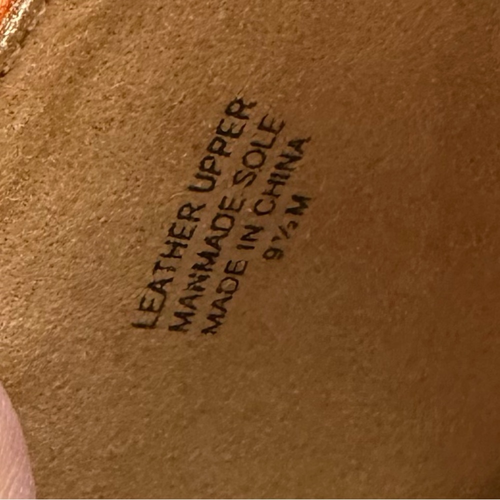 Ann Taylor Orange Suede Pointed D'Orsay Flats - Picture 7 of 7